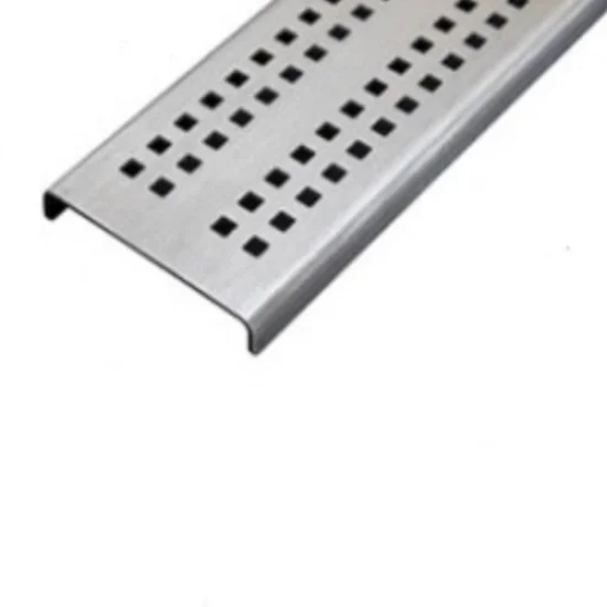 Marmox Minilay Linear Square Grate Stainless Steel Shower Drain Cover