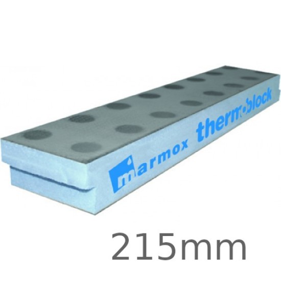 215mm Marmox Thermoblock 65mm thick (box of 10).