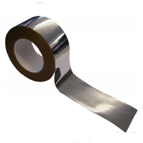 60mm Novia Metallised BOPP (Biaxially Oriented Polypropylene) tape 50m roll 60mm Novia Metallised BOPP (Biaxially Oriented Polypropylene) tape 50m roll