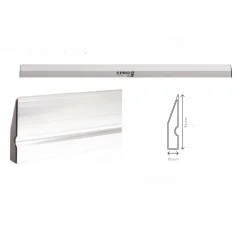 2.4m PRO Trapezoid Aluminium Screeding Level - Feather Edge (also for Rendering or Plastering)