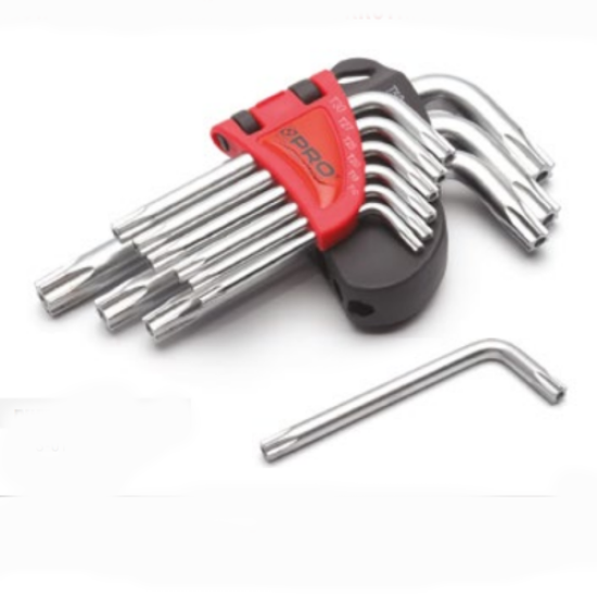 PRO Torx Key Allen Wrench Set with Short Hole - Set of 9