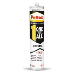 Pattex One-for-All Crystal Polymer Adhesive Sealant - 290g Pattex One-for-All Crystal Polymer Adhesive Sealant - 290g