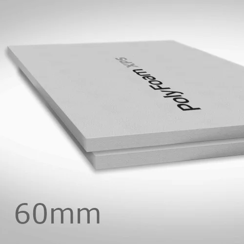 60mm Polyfoam XPS Floorboard - Super grade - Extruded Polystyrene Board (pack of 7) 60mm Polyfoam XPS Floorboard - Super grade - Extruded Polystyrene Board (pack of 7)