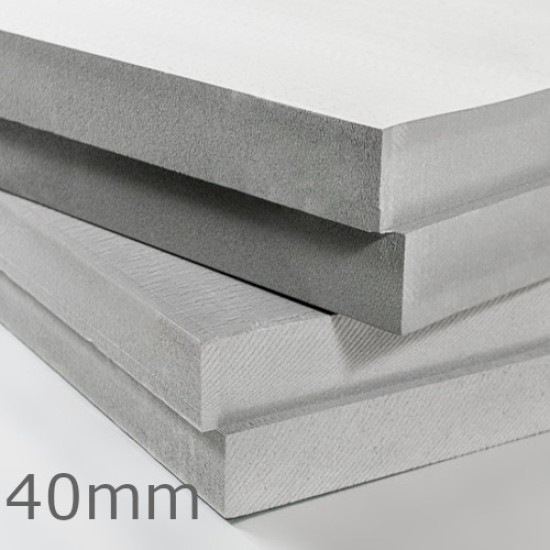 40mm Ravatherm XPS X 300 SB Extruded Polystyrene Board -  2500mm x 600mm - pack of 10