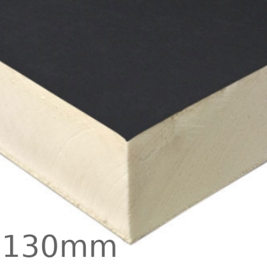 130mm Recticel Powerdeck U PIR Insulation Board for Flat Roof Hot Applied Systems - pack of 4