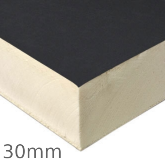 30mm Recticel Powerdeck U PIR Insulation Board for Flat Roof Hot Applied Systems - pack of 16