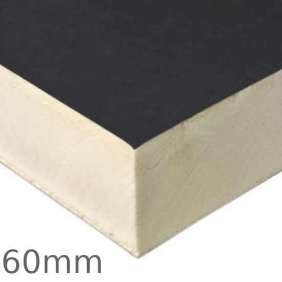 60mm Recticel Powerdeck U PIR Insulation Board for Flat Roof Hot Applied Systems - pack of 8