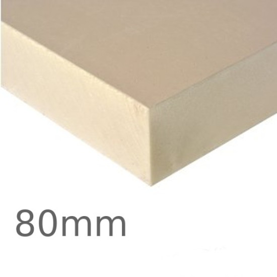 80mm Recticel Powerdeck F PIR Insulation Board for Bonded Warm Roof Systems - pack of 6