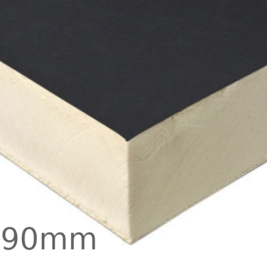 90mm Recticel Powerdeck U PIR Insulation Board for Flat Roof Hot Applied Systems - pack of 5