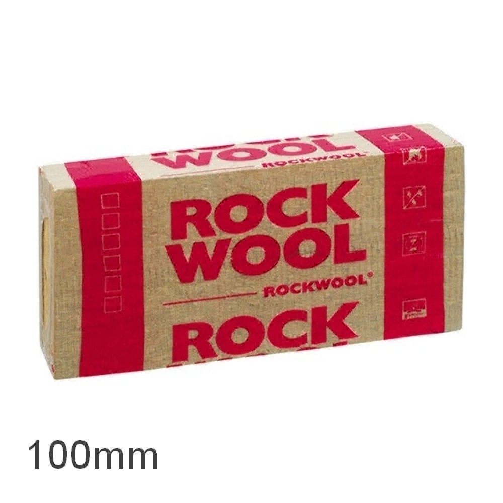 100mm Rockwool Full Fill Cavity Insulation Batt Glass Mineral Wool