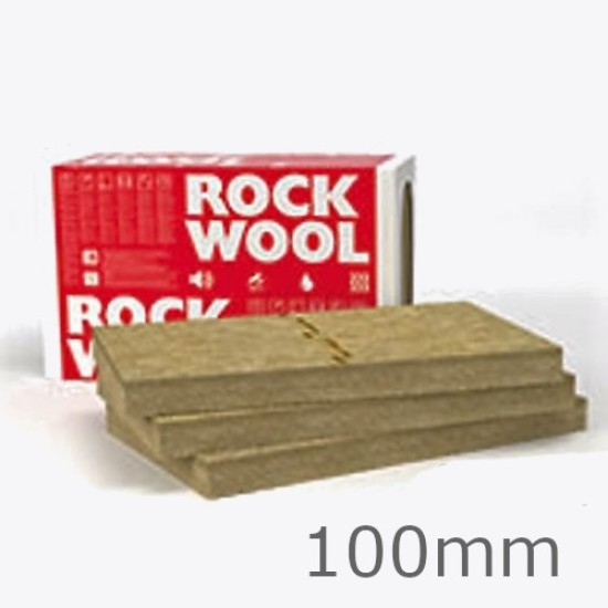 100mm Rockwool Frontrock  MAX E Dual Density External Wall Insulation Slab 1000x600mm (pack of 3)
