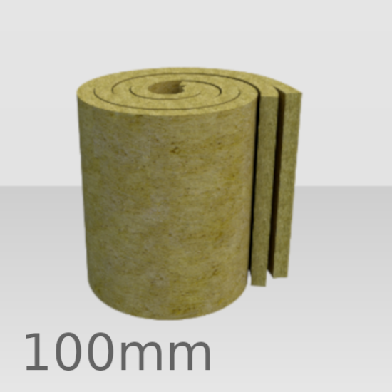 100mm Rockwool Twin Roll Loft Insulation