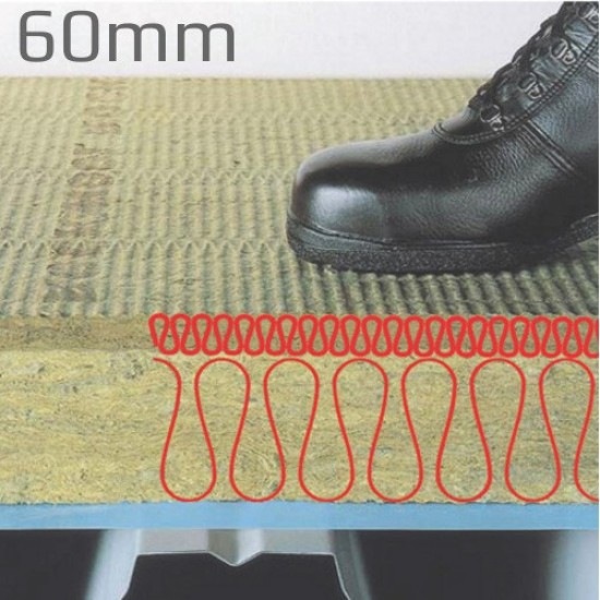 60mm Rockwool Hardrock Multi-Fix (Dual Density ) Fleece Faced Board (pallet of 20) 60mm Rockwool Hardrock Multi-Fix (Dual Density ) Fleece Faced Board (pallet of 20)