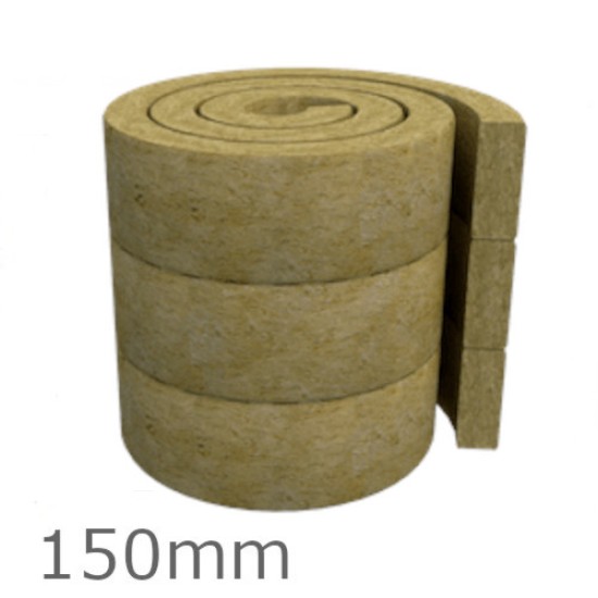 150mm Rockwool RollBatt Loft Insulation - Pre-cut 3 x 400mm