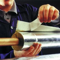 127mm Bore 30mm Thick Rockwool RockLap Pipe Insulation