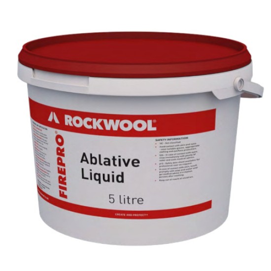 Rockwool Firepro Ablative Liquid - Enhanced Fire Stopping Performance - 5 Litre Tub