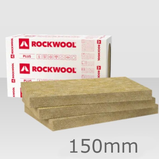 150mm Rockwool Frontrock Plus Dual Density External Wall Insulation Slab 1000mm x 600mm (pack of 2)