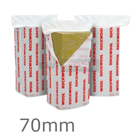 70mm Rockwool Dual Density Slab for Insulated Renders (pack of 2)