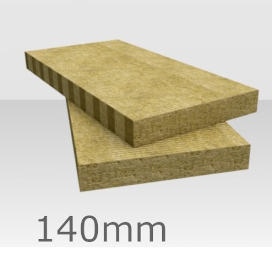 140mm Rockwool Flexi Insulation Slab - 1200 x 400mm (pack of 4)