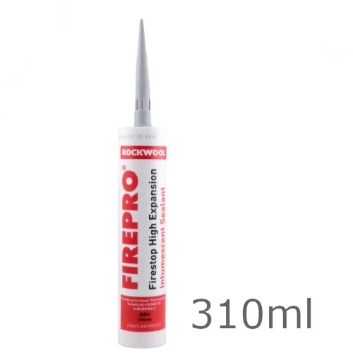 Rockwool Firepro Firestop High Expansion Intumescent Sealant - 310ml Rockwool Firepro Firestop High Expansion Intumescent Sealant - 310ml