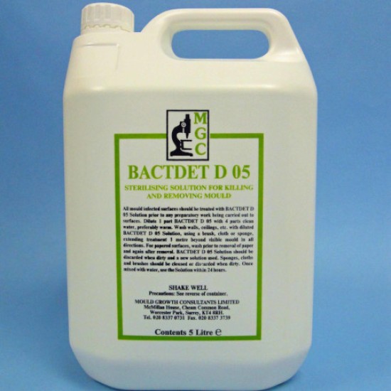 Bactdet D 05 - Solution for Cleaning and Sterilising Surface - 5 Litre