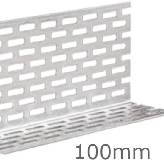 100mm Aluminium Perforated Closure for Cedral - 2.5m length