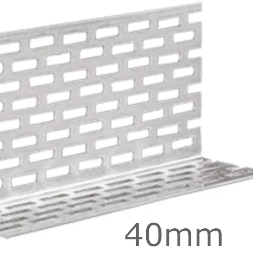 40mm Aluminium Perforated Closure for Cedral - 2.5m length 40mm Aluminium Perforated Closure for Cedral - 2.5m length