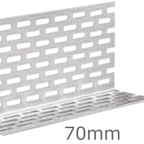 70mm Aluminium Perforated Closure for Cedral - 2.5m length 70mm Aluminium Perforated Closure for Cedral - 2.5m length