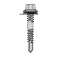 80mm Long Carbon Steel Heavy Duty Hex Head Screws For Fixing Eco Panel To 12.5mm Steel Purlins - pack of 100 80mm Long Carbon Steel Heavy Duty Hex Head Screws For Fixing Eco Panel To 12.5mm Steel Purlins - pack of 100