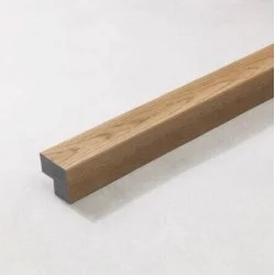 Millboard Envello Board and Batten Square Corner Profile - Golden Oak - 50mm x 50mm x 3050mm