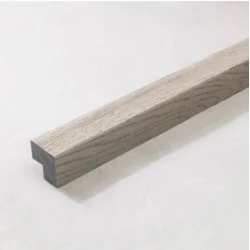 Millboard Envello Board and Batten Square Corner Profile - Limed Oak - 50mm x 50mm x 3050mm