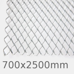 8X2 Stainless Steel Expanded Metal Lath Sheet - 700x2500mm 8X2 Stainless Steel Expanded Metal Lath Sheet - 700x2500mm