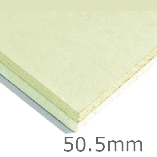 50.5mm Unilin XT/TL Thermal Liner Dot and Dab (38mm PIR Insulation bonded to 12.5mm Plasterboard)