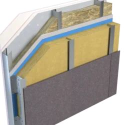 150mm Unilin Stonewool SW/RS Insulation Slab - Ventilated Rainscreen Cladding - 1200mm x 600mm - Pack of 2
