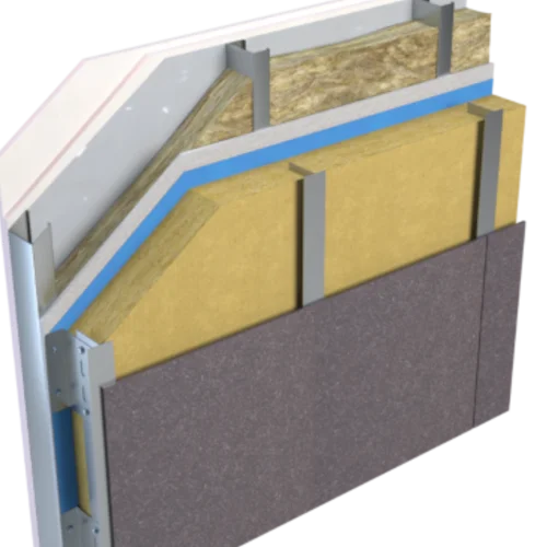 125mm Unilin Stonewool SW/RS Insulation Slab - Ventilated Rainscreen Cladding - 1200mm x 600mm - Pack of 2 125mm Unilin Stonewool SW/RS Insulation Slab - Ventilated Rainscreen Cladding - 1200mm x 600mm - Pack of 2