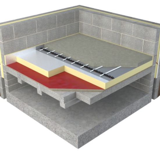 100mm Unilin ECO360 MA Floor PIR Insulation Board - 1200mm x 2400mm - Pack of 4