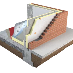 110mm Unilin ECO360/CT CavityTherm Full Fill Cavity Wall PIR Insulation Board - 1200mm x 450mm - Pack of 4