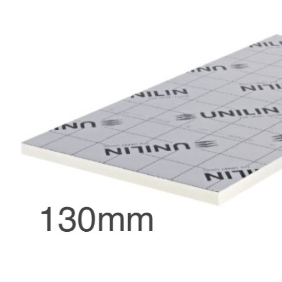 130mm Unilin XT/PR-UF PIR Rigid Insulation Board - 1200mm x 2400mm
