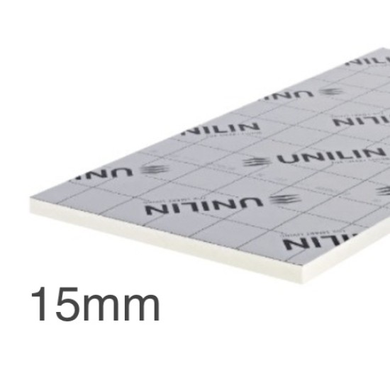 15mm Unilin XT/PR-UF PIR Rigid Insulation Board - 1200mm x 2400mm