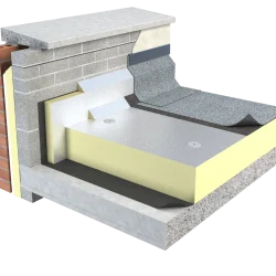 140mm Unilin XtroLiner XtroDeck XO/XD PIR Insulation Board - For Built-up Bituminous Felt Systems - 1200mm x 2400mm - Pack of 2