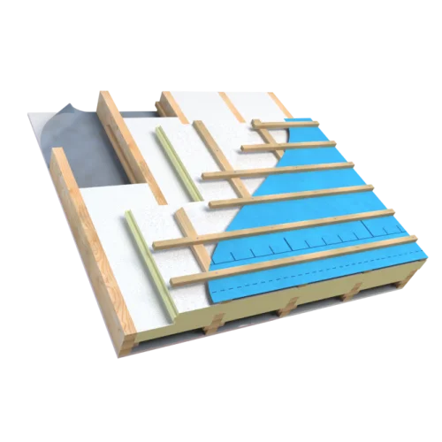 125mm Unilin XtroLiner XO/SK Sarking Warm Roof PIR Insulation Board - 1200mm x 2400mm - Pack of 3