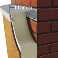 110mm WEC 781 Grind in Verge Trim Profile - length 2.5m 110mm WEC 781 Grind in Verge Trim Profile - length 2.5m