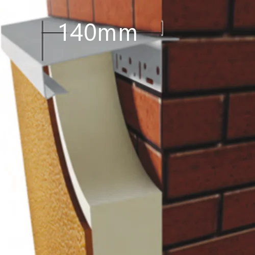 140mm WEC 781 Grind in Verge Trim Profile - length 2.5m 140mm WEC 781 Grind in Verge Trim Profile - length 2.5m