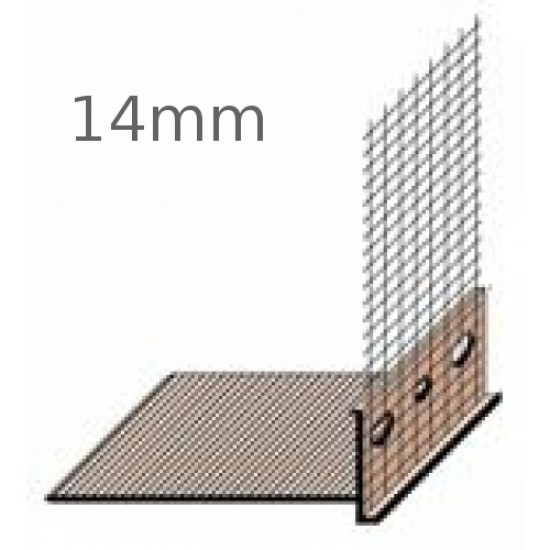 14mm PVC Base Profile - length 2m (pack of 15)