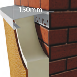 150mm WEC 781 Grind in Verge Trim Profile - length 2.5m 150mm WEC 781 Grind in Verge Trim Profile - length 2.5m