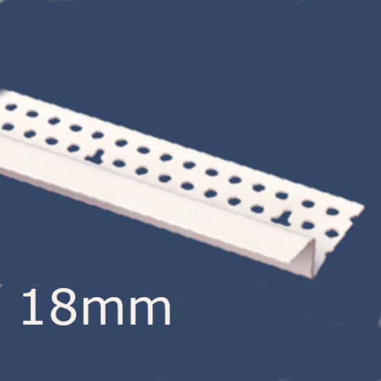 18mm Wemico PVC Shadow Gap Profile (pack of 10).