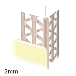 2mm PVC Render Only Corner Bead (pack of 25).