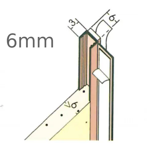 6mm PVC Window Frameseal Beads (pack of 50). 6mm PVC Window Frameseal Beads (pack of 50).