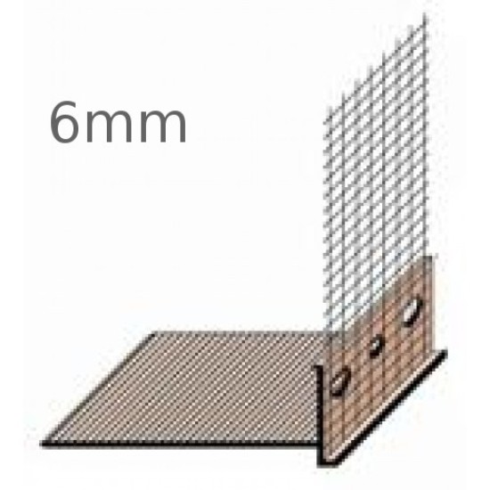 6mm PVC Base Profile - length 2m (pack of 15)