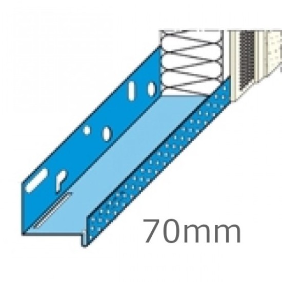 70mm Stainless Steel Base Track (pack of 10).